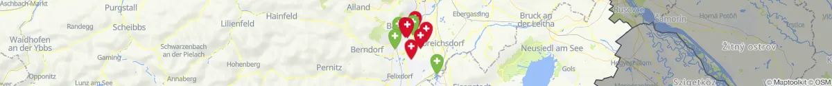 Map view for Pharmacies emergency services nearby Oberwaltersdorf (Baden, Niederösterreich)